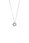Seree Women's Plum Blossom Green Jade Pendant Necklace In Green