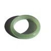 Seree Women's Smoke Opaque Light Green Jade Stone Bangle In Green