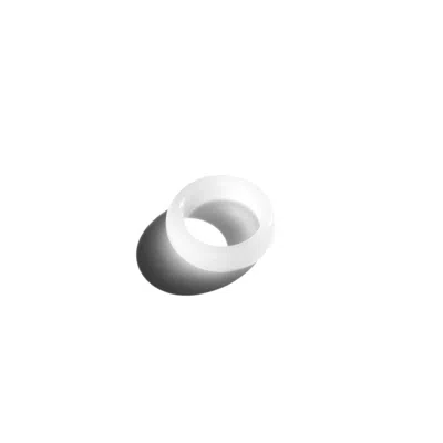 Seree Women's Tee White Jade Stone Ring