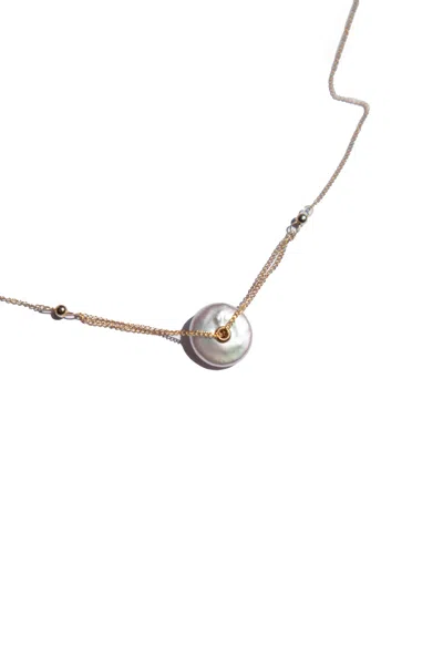 Seree Women's White Mabel Pendant Pearl Necklace