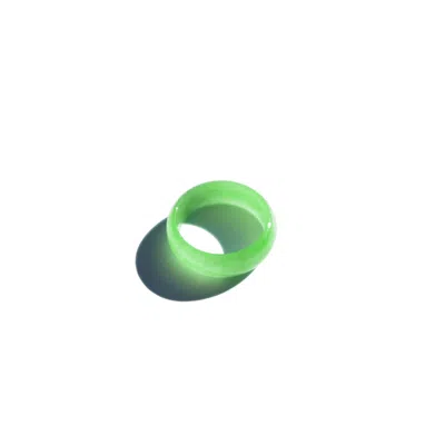 Seree Women's Zz Imperial Green Jade Ring