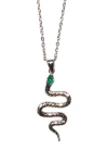 Seree Year Of The Snake I Limited Edition Pendant Necklace In Silver
