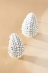 Serefina Petra Pearl Earrings In Silver