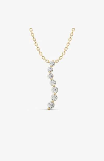 Sereia Official 14k Gold 0.5 Ct Necklace Lab Grown Diamond Journey Pendant