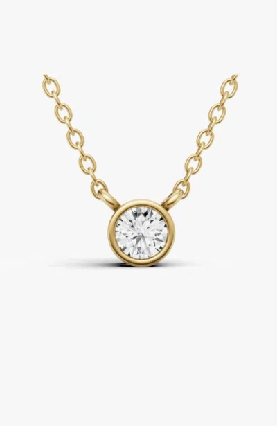 Sereia Official 14k Gold 0.75 Ct Lab-grown Diamond Solitaire Pendant