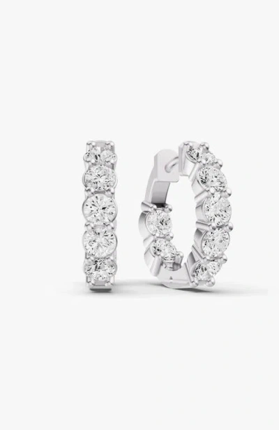Sereia Official 14k Gold 1 Ct Earrings Of Sereia In & Out Diamond In Silver