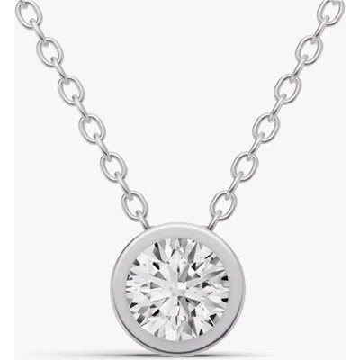 Sereia Official 14k Gold 1.25 Ct Round Bezel Pass-thru Pendant In Orange