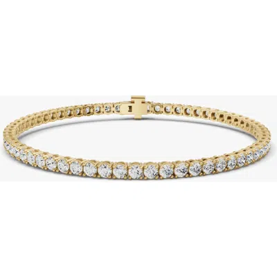 Sereia Official 14k Gold Lab Diamonds 6 Carats Tennis Bracelet
