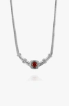Sereia Official Odette Necklace Garnet Stone In Gold