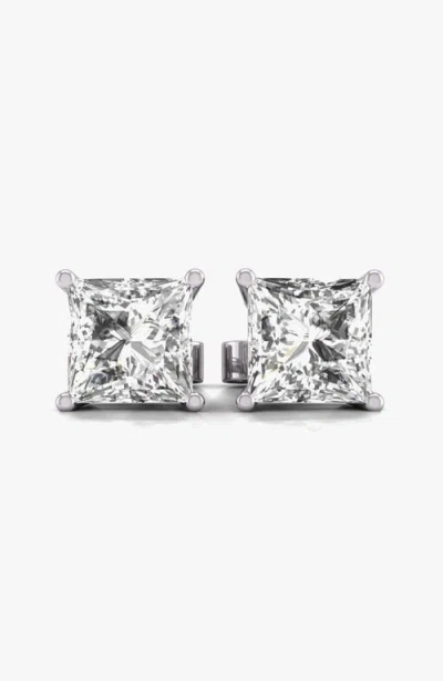 Sereia Official Studs 14k Gold 0.5 Carat The Princess Solitaire In Neutral
