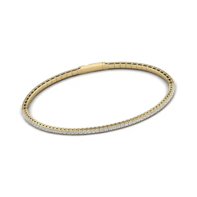Sereia Official Women's 14k Gold Lab Diamonds 2 Carats Diana Bracelet - Yellow Gold