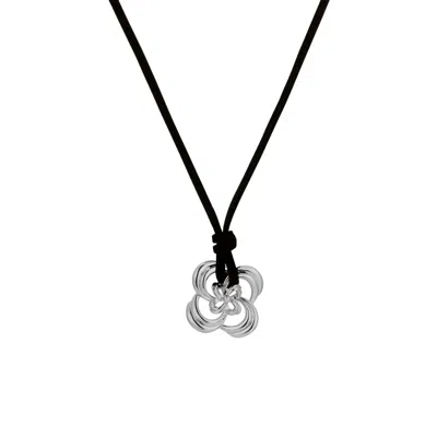 Sereia Official Women's Silver / Black Sienna Silver Necklace / Silver In Multi