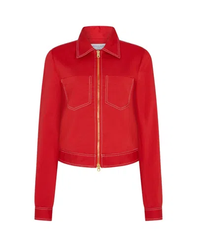 Serena Bute Cargo Jacket '25 - Red