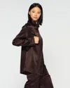 Serena Bute Cargo Shirt In Brown