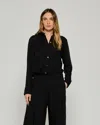 Serena Bute Classic Shirt With Georgette Trim