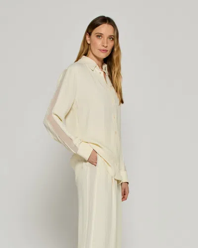 Serena Bute Classic Shirt With Georgette Trim