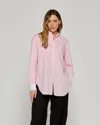 Serena Bute Collarless Shirt With Side Opening