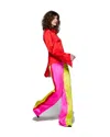 SERENA BUTE SERENA BUTE COLOUR BLOCK TROUSER - BRIGHT PINK/YELLOW/RED