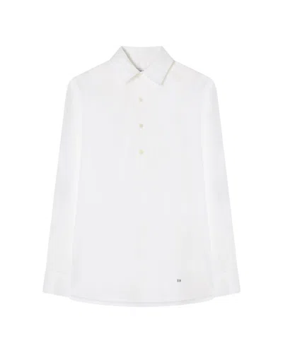 Serena Bute Cotton George Shirt - White