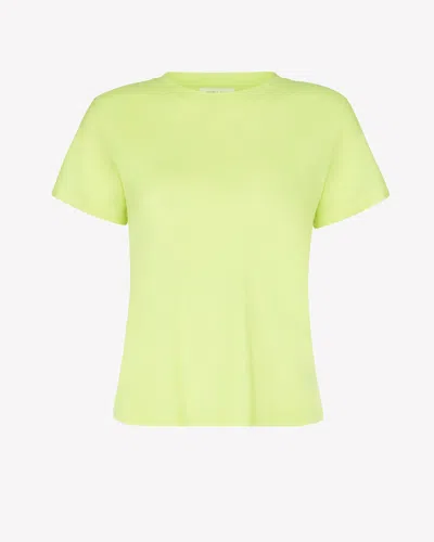 Serena Bute Cotton Short Sleeve T-shirt In Yellow