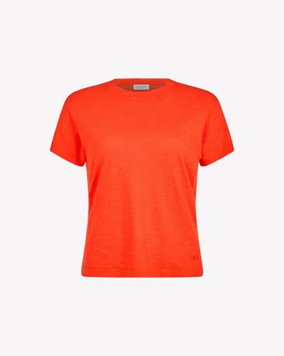Serena Bute Cotton Short Sleeve T-shirt In Red