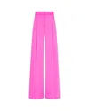 Serena Bute Crinkled Satin Wide-leg Trousers
