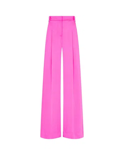 パンツ Serena Bute Crinkled Satin Wide-Leg Trousers Serena Bute Crinkled Satin Wide-leg Trousers In Purple