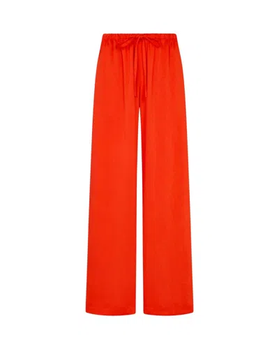 Serena Bute Cropped Jogger - Bright Red