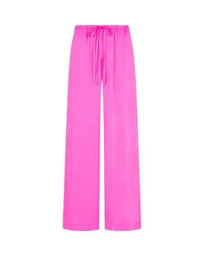 Serena Bute Cropped Jogger - Shocking Pink