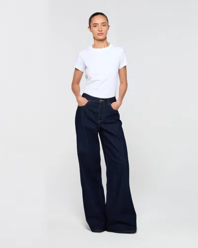 Serena Bute Denim Loose Fit Jeans In Black