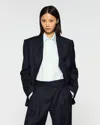 Serena Bute Double Breasted Blazer In Blue