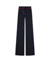 Serena Bute Flare Trouser With Contrast Pockets - Dark Navy
