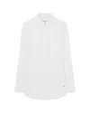 Serena Bute Johnny Fitted Shirt - White In Grey