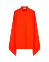 Serena Bute Kimono Sleeve Shirt - Bright Red