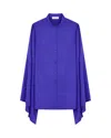 Serena Bute Kimono Sleeve Shirt - Violet Blue