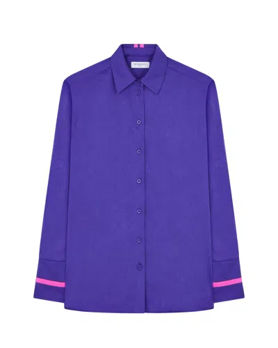 Serena Bute Oversized Shirt '25 - Violet Blue