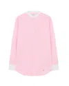 Serena Bute Oversized Shirt With Side Opening - Pale Pink