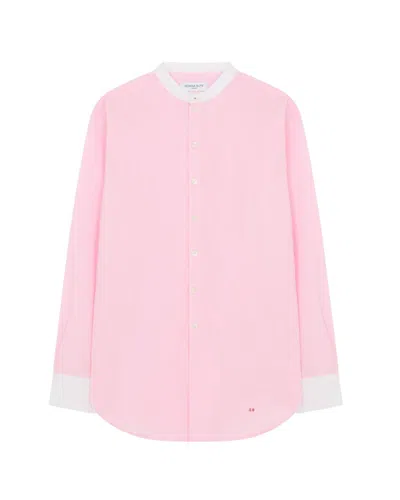 Serena Bute Oversized Shirt With Side Opening - Pale Pink