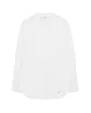 Serena Bute Oversized Shirt With Side Opening - White In White