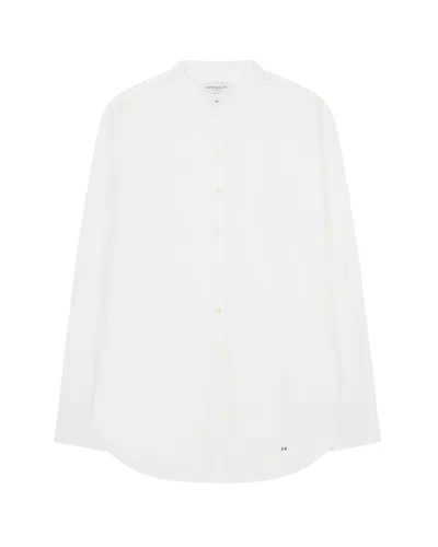 Serena Bute Oversized Shirt With Side Opening - White