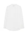 Serena Bute Oversized Shirt With Side Opening - White