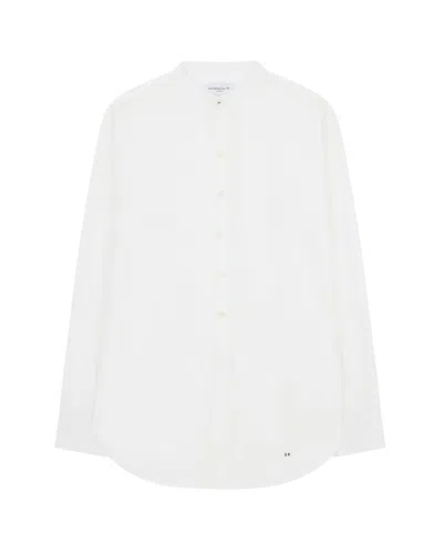 Serena Bute Oversized Shirt With Side Opening - White