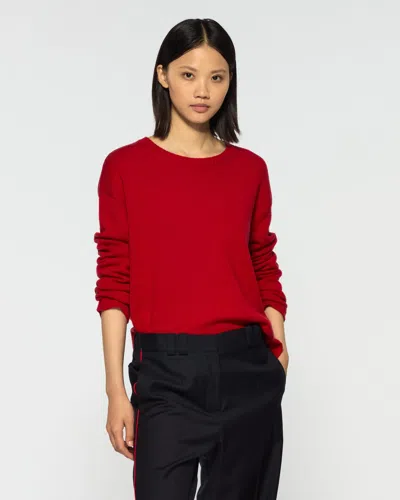 Serena Bute Relaxed Fit Jumper In Red