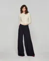 Serena Bute Relaxed Wide Leg Trouser - Black