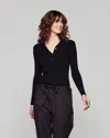 Serena Bute Ribbed Henley Top