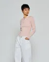 Serena Bute Ribbed Henley Top