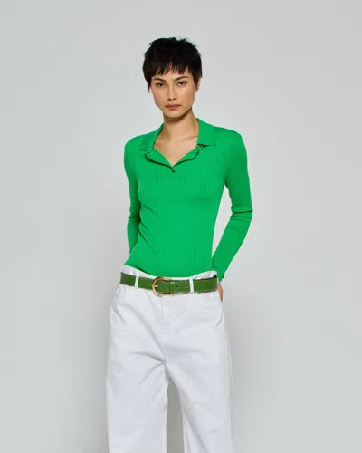 Serena Bute Ribbed Henley Top