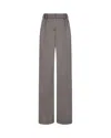 Serena Bute Satin Boyfriend Trouser '25 - Charcoal In Grey