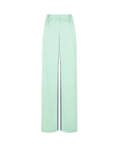 Serena Bute Satin Boyfriend Trouser '25 - Mint