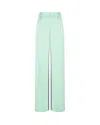 Serena Bute Satin Boyfriend Trouser '25 - Mint In Green